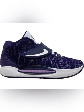Kids Nike KD 14 TB Kevin Durant Orchid Purple basketball shoe size 4